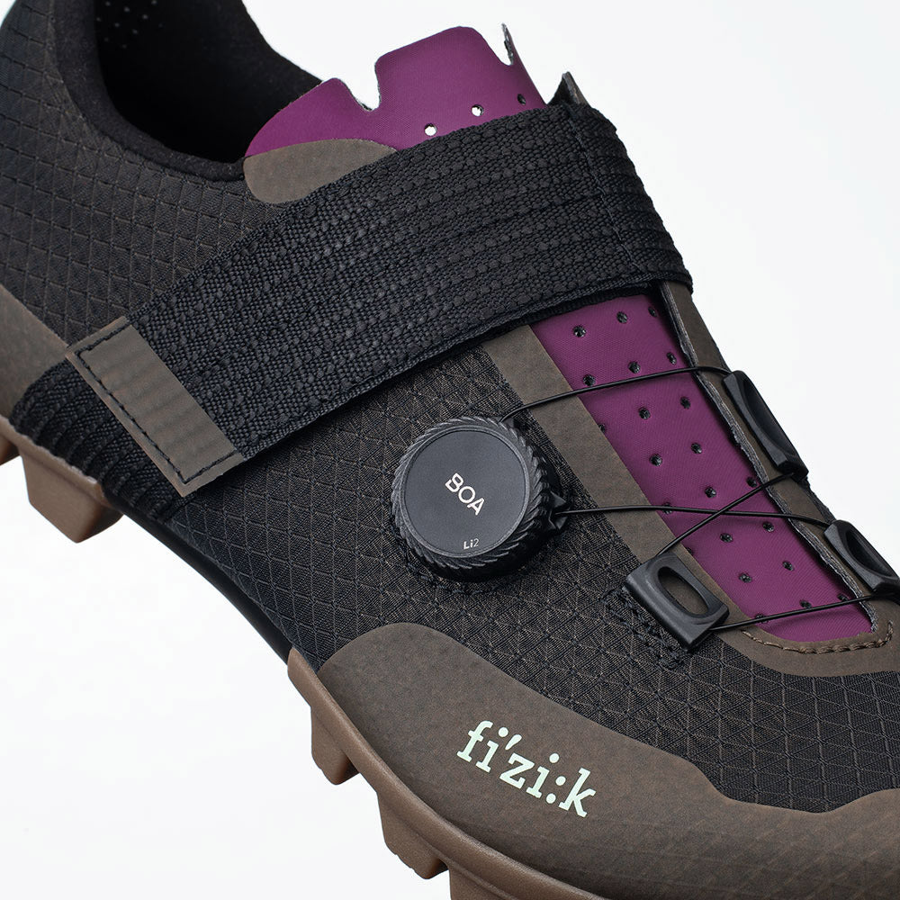 FIZIK Zapatillas de Bicicleta Vento Ferox Carbon | Mud-Grape