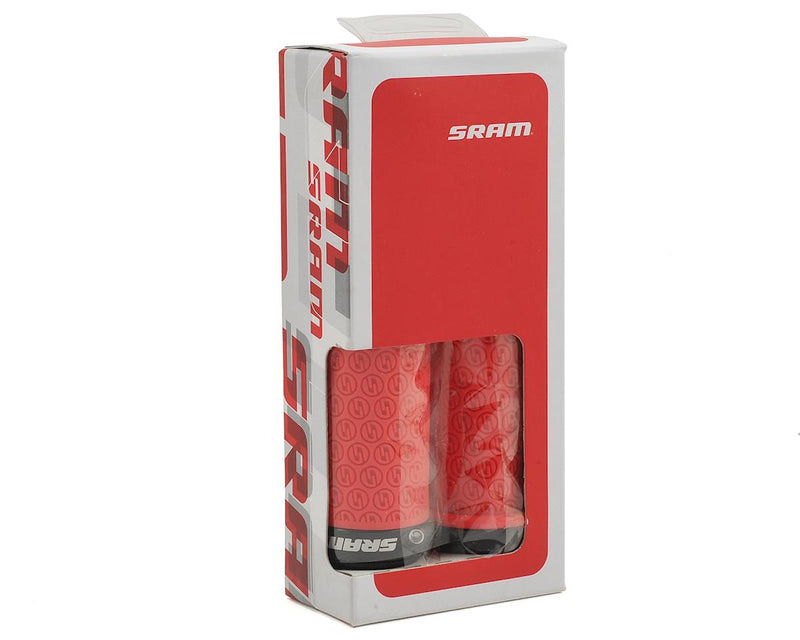 Sram Puños Lock On Silicona Rojo Con Topes - Rideshop