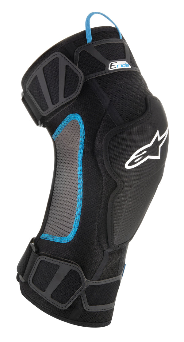 Rodilleras E-Ride Black Cyan Alpinestars - Rideshop