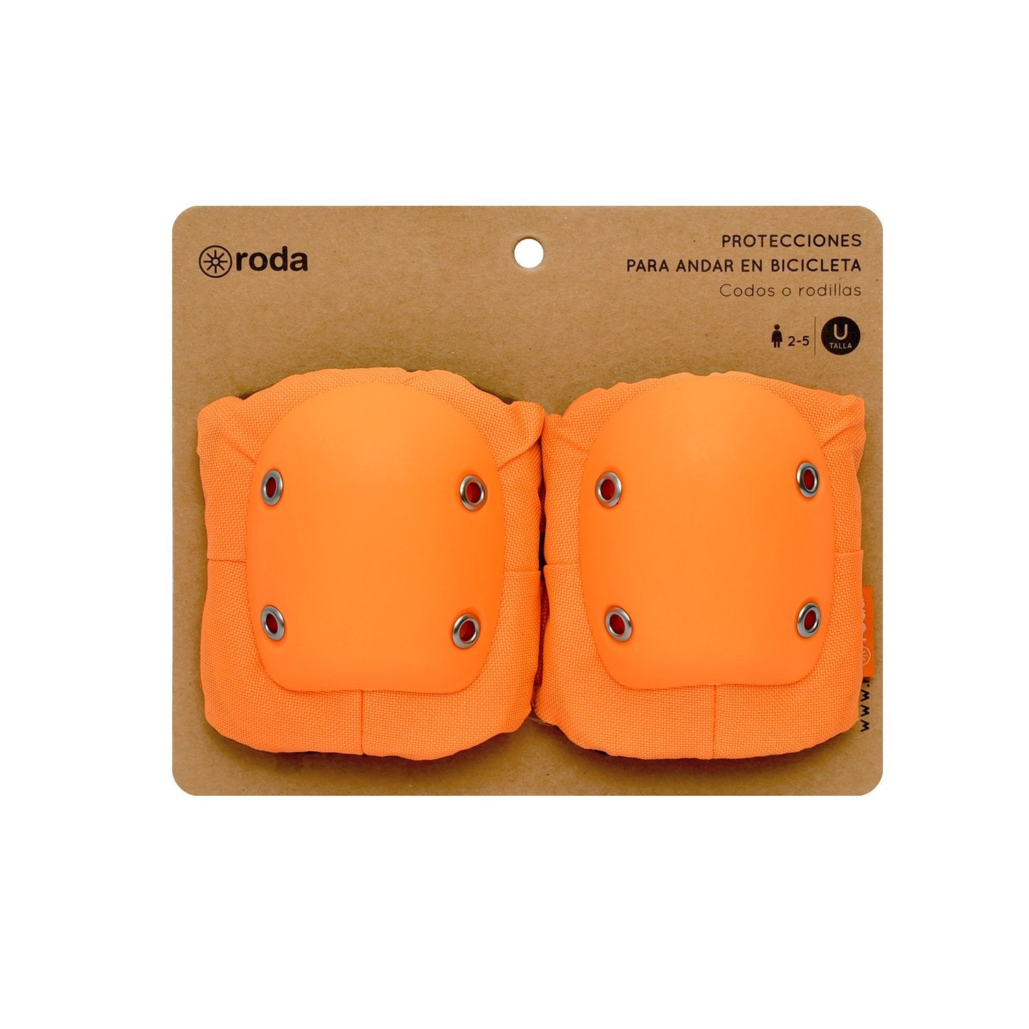 Roda Rodilleras O Coderas Naranjo - Rideshop