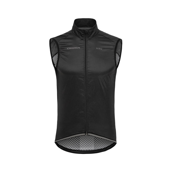 Hiru By Orbea CHAQUETA CORTAVIENTOS CORE SIN MANGAS HOMBRE BLACK - Rideshop