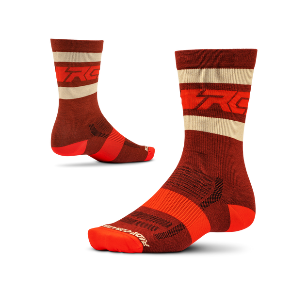 Ride Concepts Calcetines Bike Fifty/Fifty Rojo-Rideshop
