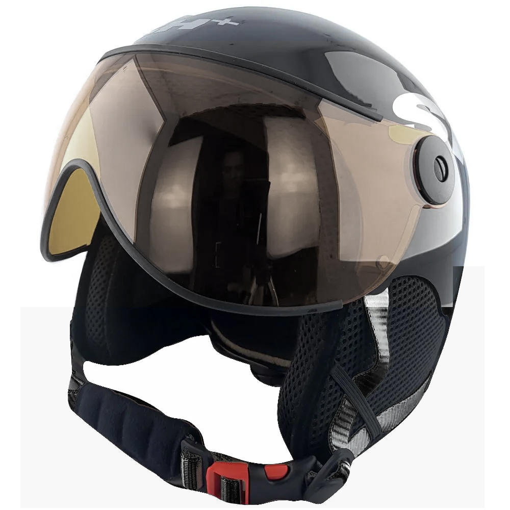SH Casco Pads Senior Visor Negro - Rideshop