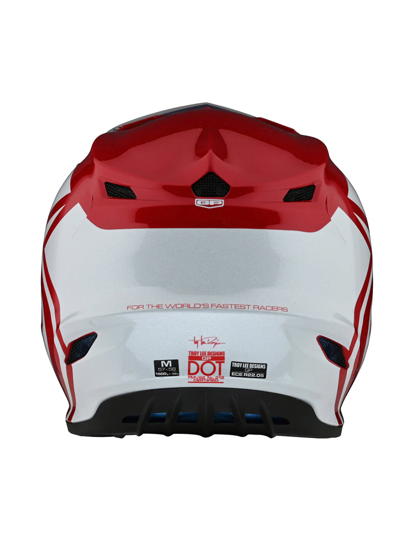 Troy Lee Designs Casco GP Overload Rojo Blanco - Rideshop