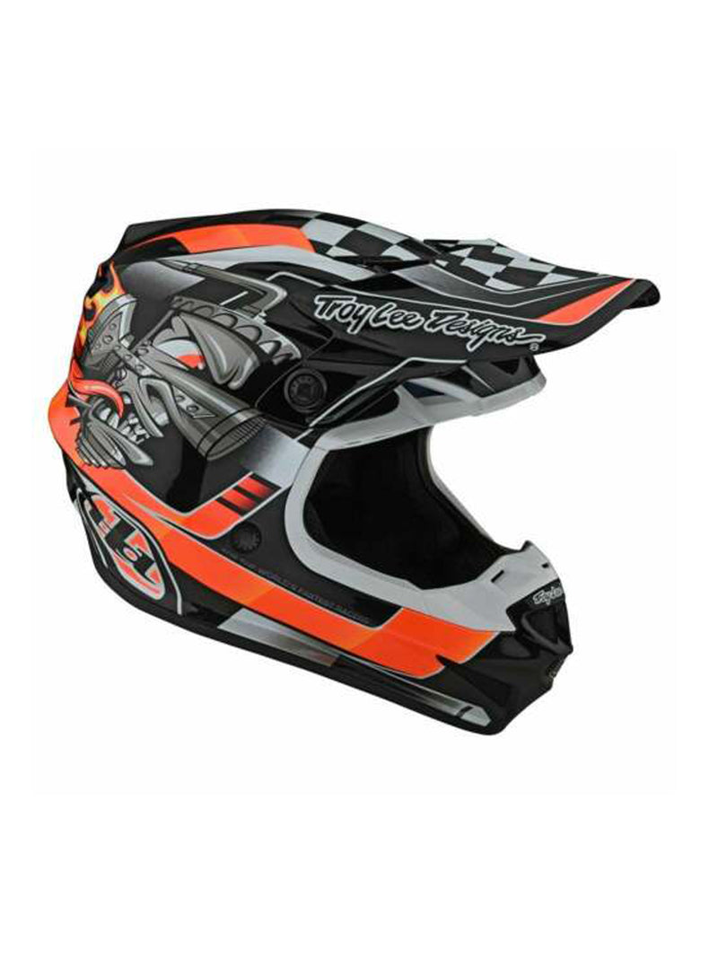 Troy Lee Designs Casco SE4 Polyacrylite Carb Negro - Rideshop