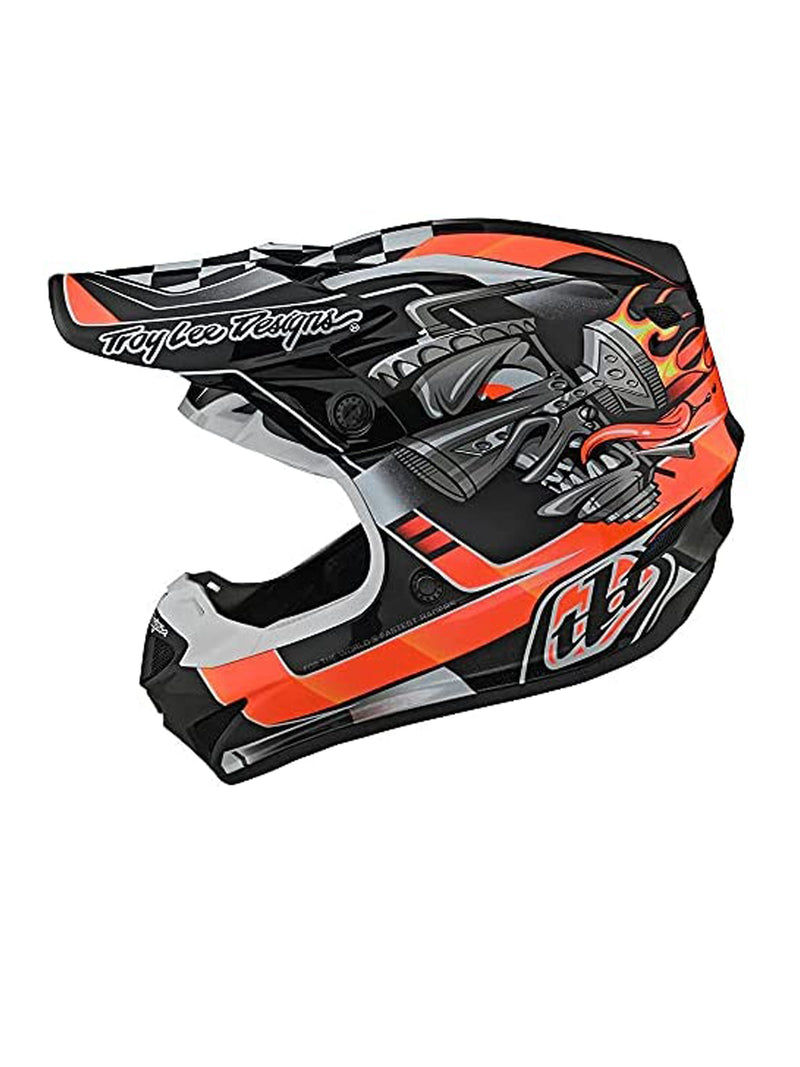 Troy Lee Designs Casco SE4 Polyacrylite Carb Negro - Rideshop