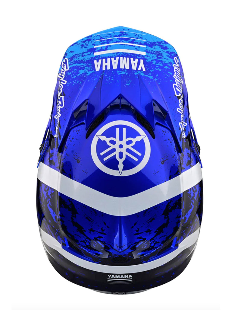 Troy Lee Designs Casco SE4 Polyacrylite Yamaha OW-22 Azul - Rideshop