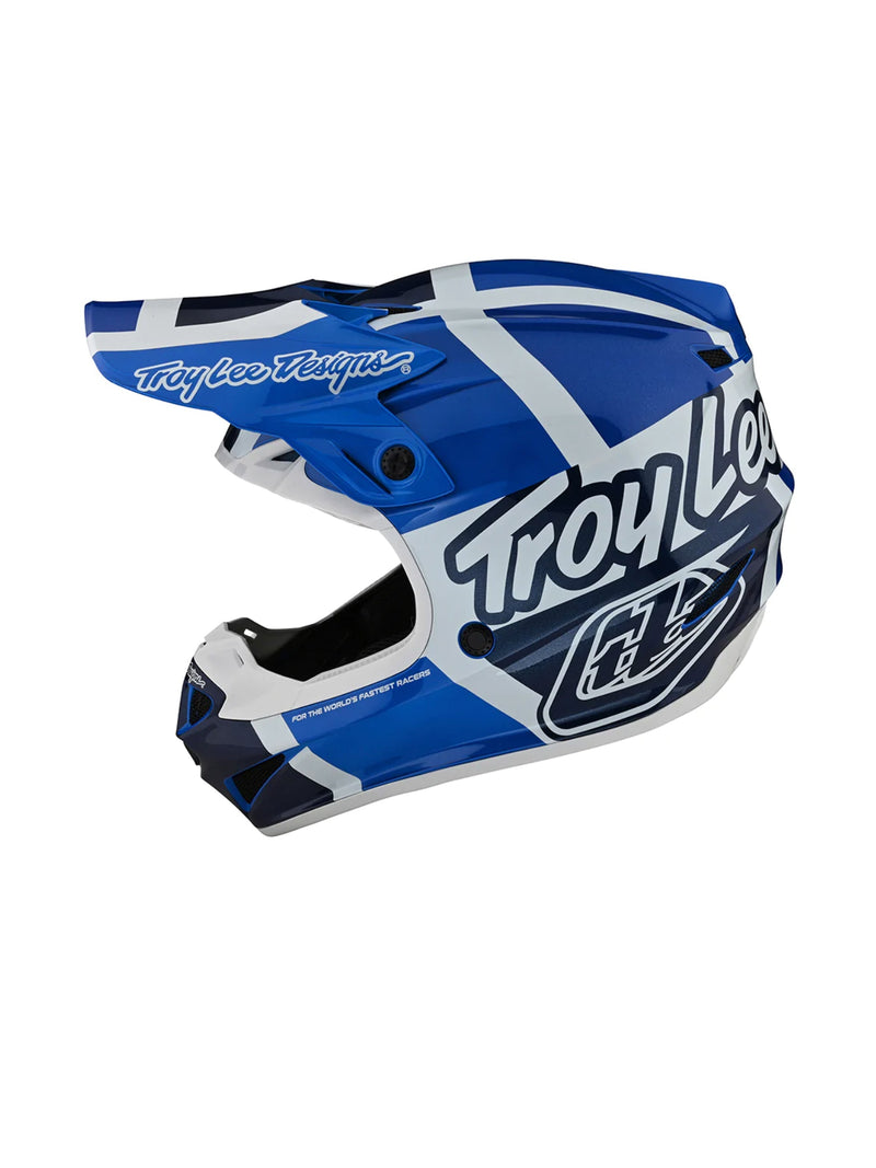 Troy Lee Designs Casco SE4 Polyacrylite Quattro Azul - Rideshop