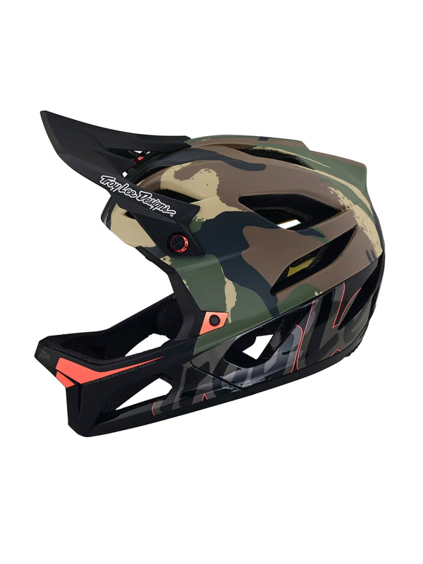 Troy Lee Designs Casco de Bicicleta Stage Signature Camuflado Verde - Rideshop