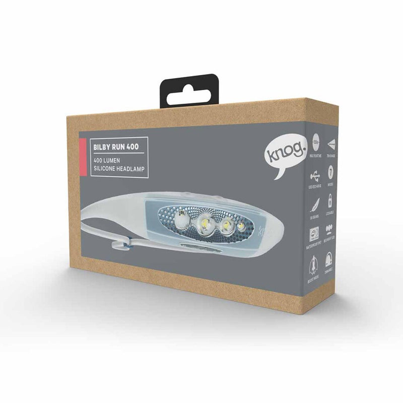 Knog Linterna Frontal Bandiccot Run 250 Lime - Rideshop