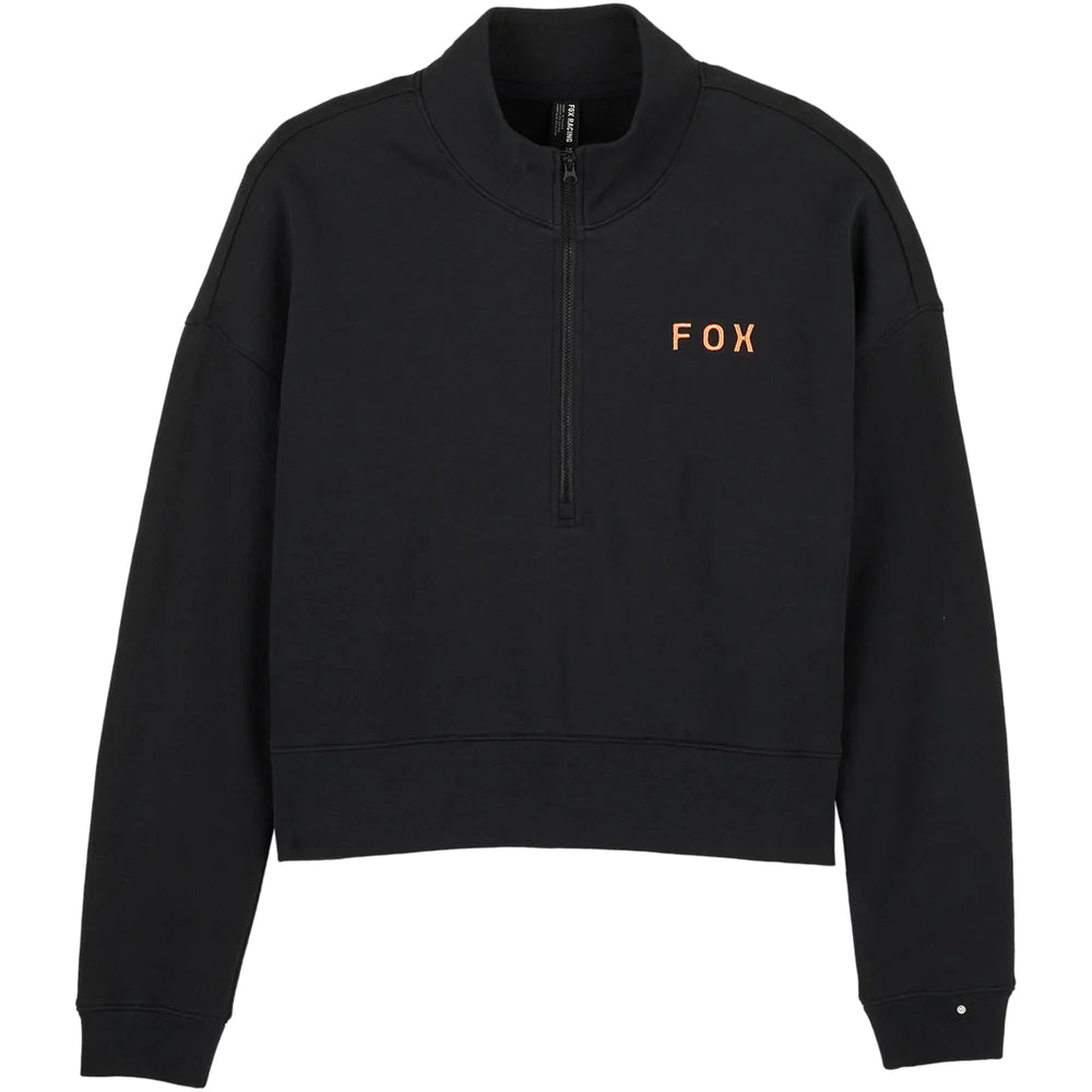 Poleron Lifestyle Mujer Magnetic Negro Fox - Rideshop