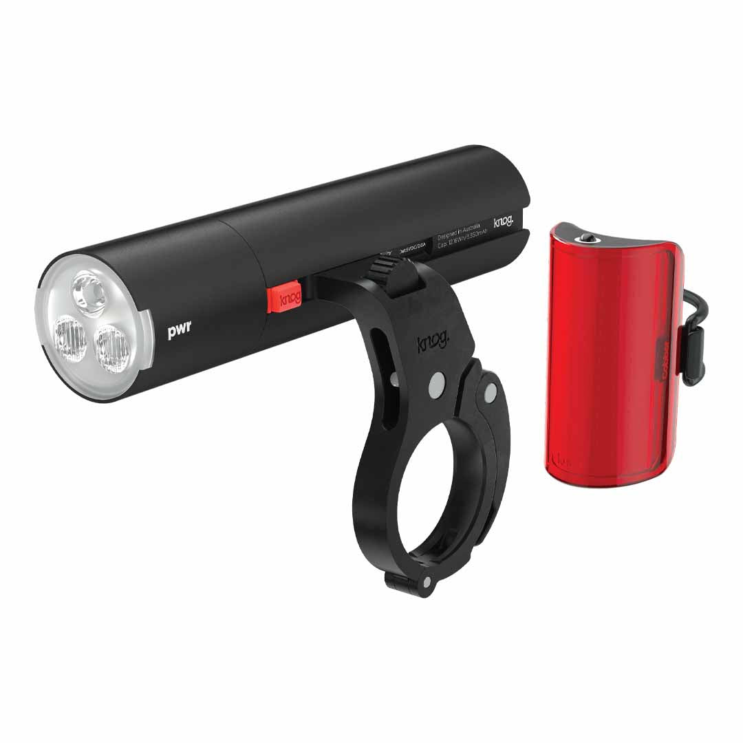 Knog Set PWR Road 700 + Mid Cobber Trasera + PWR Mount - Rideshop