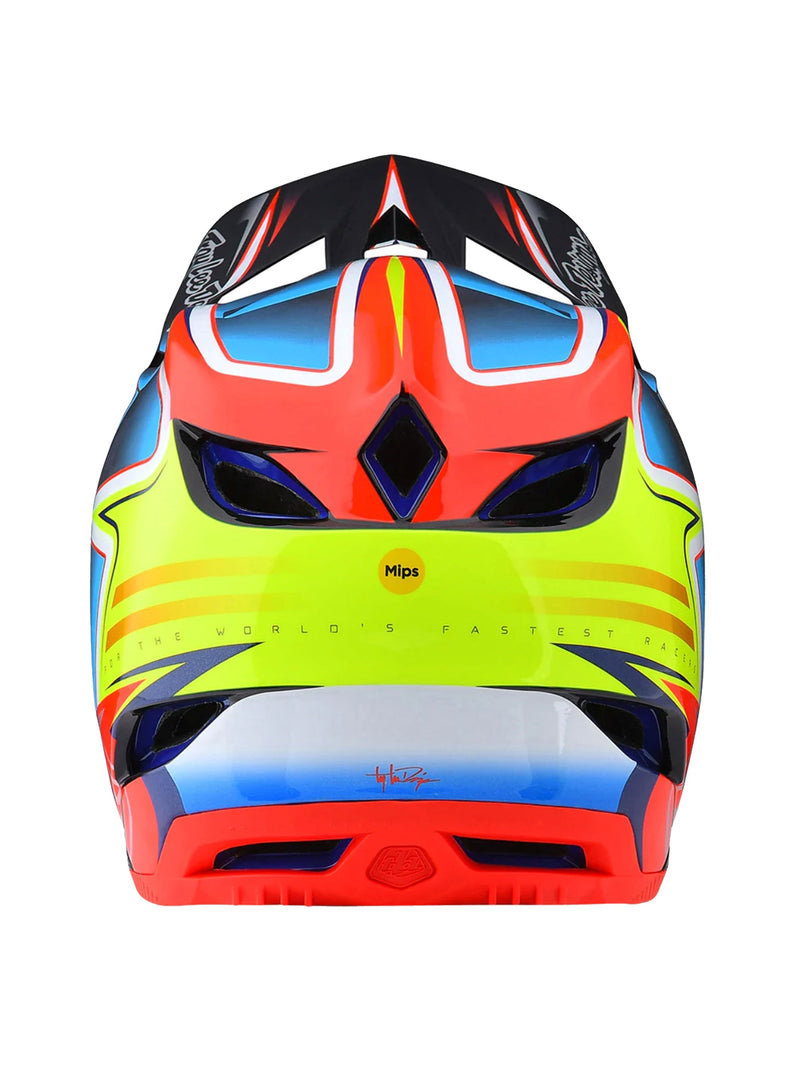 Troy Lee Designs Casco D4 Carbon Negro / Rojo - Rideshop