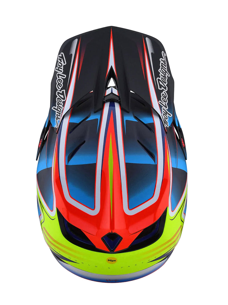 Troy Lee Designs Casco D4 Carbon Negro / Rojo - Rideshop