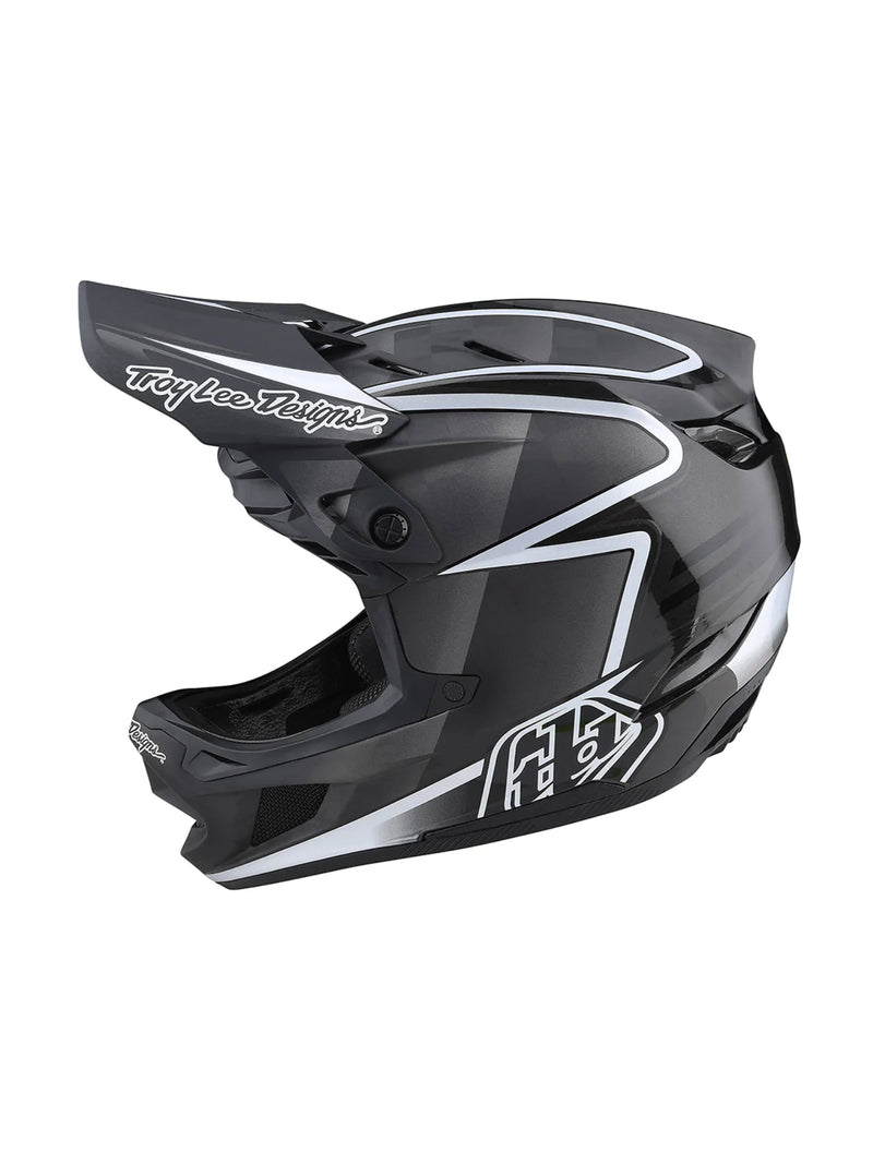 Troy Lee Designs Casco D4 Carbon Lines Negro / Gris - Rideshop