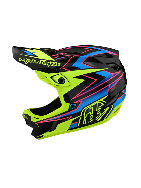 Casco D4 Carbon Volt Negro / Amarillo Fluor Mips Troy Lee Designs-Rideshop