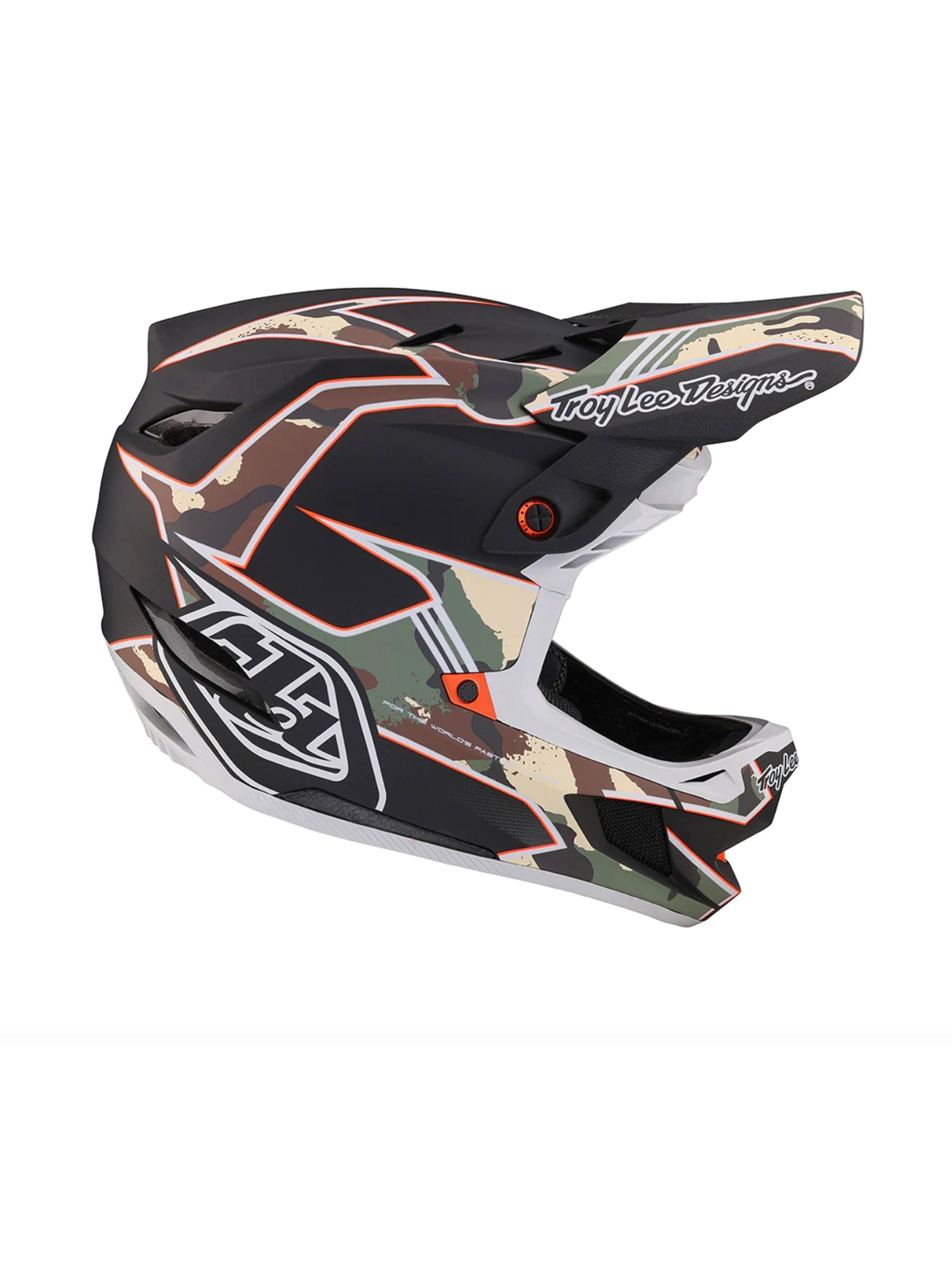 Troy Lee Designs Casco de Bicicleta D4 Composite Matrix Camo Verde - Rideshop