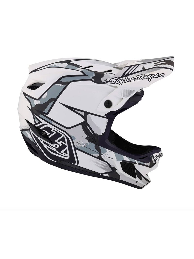 Troy Lee Designs Casco de Bicicleta D4 Composite Matrix Camo Blanco - Rideshop