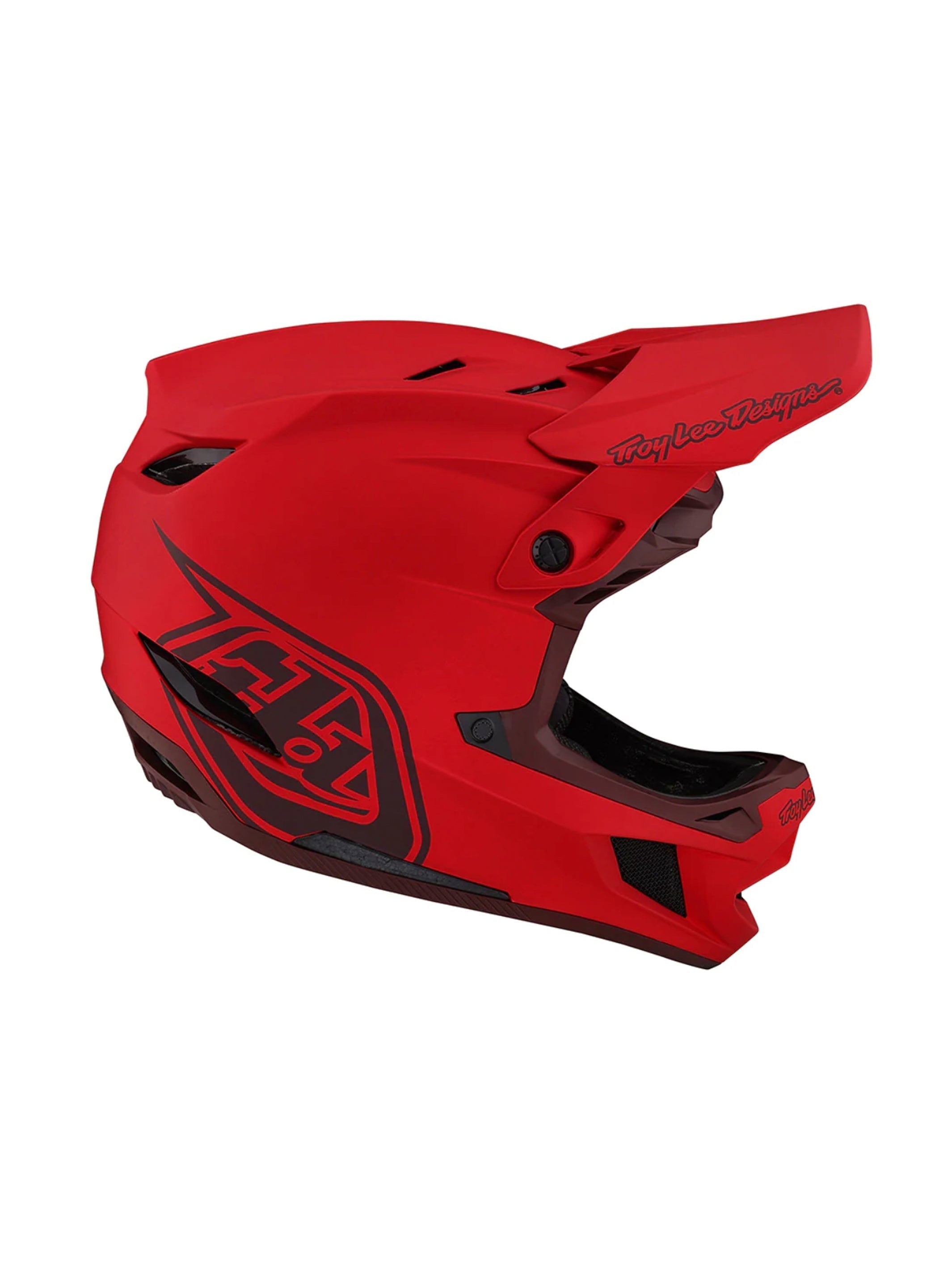 Troy Lee Designs Casco de Bicicleta D4 Composite Stealth Rojo - Rideshop