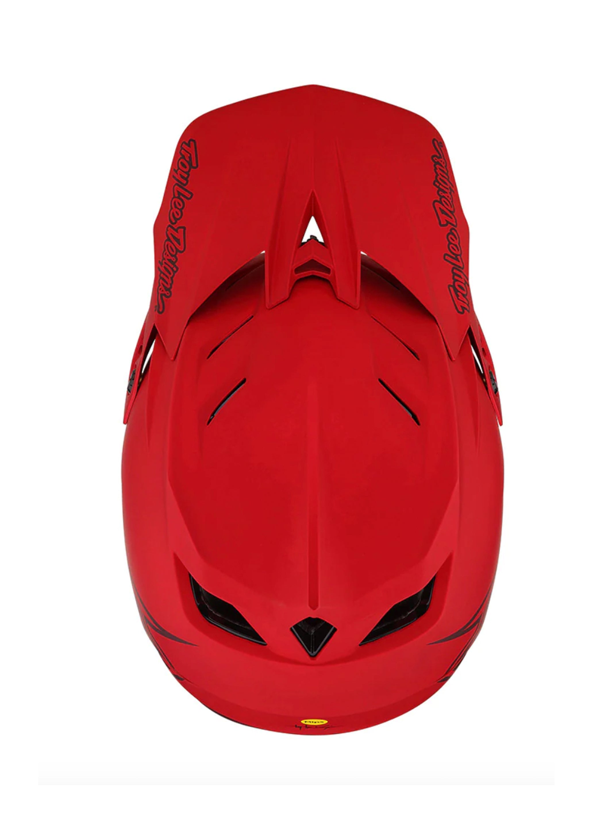 Troy Lee Designs Casco de Bicicleta D4 Composite Stealth Rojo - Rideshop