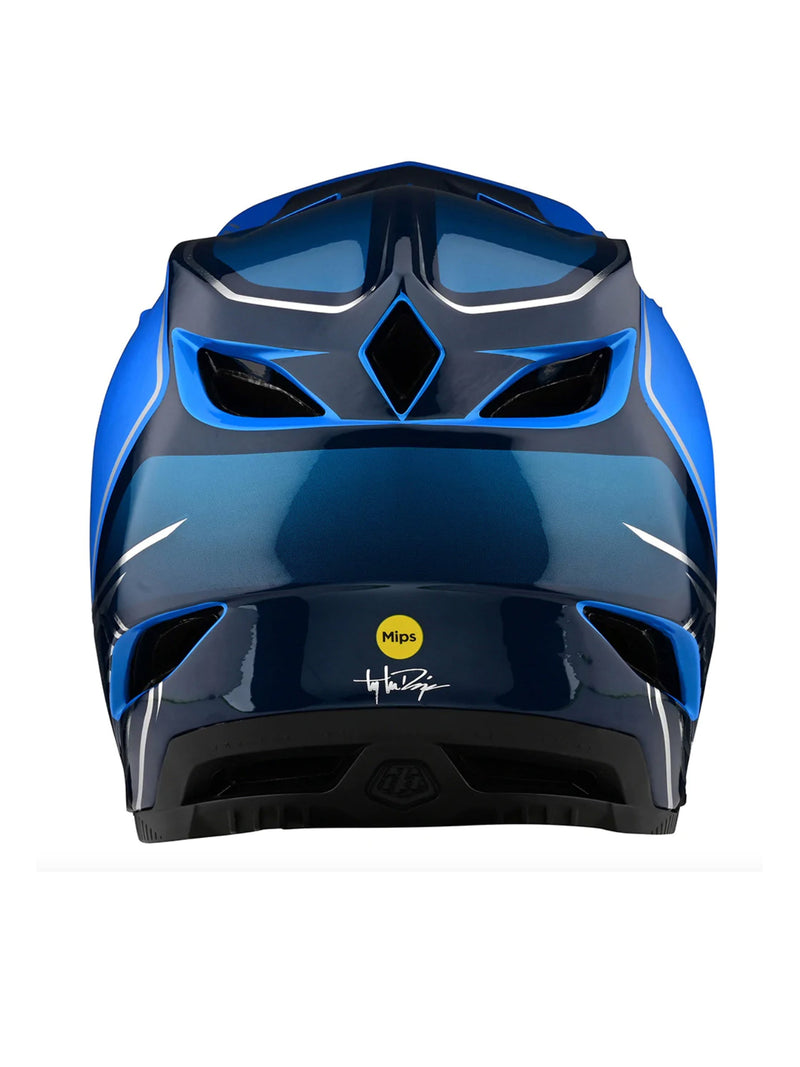 Troy Lee Designs Casco D4 Composite Shadow Azul - Rideshop