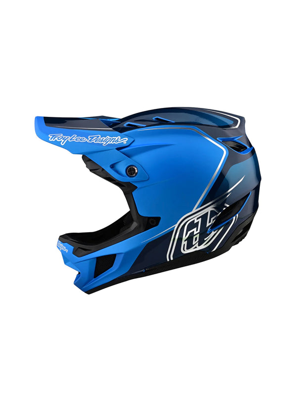 Troy Lee Designs Casco D4 Composite Shadow Azul - Rideshop