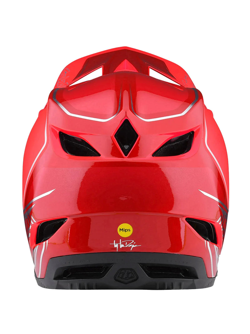 Troy Lee Designs Casco D4 Composite Shadow Rojo - Rideshop