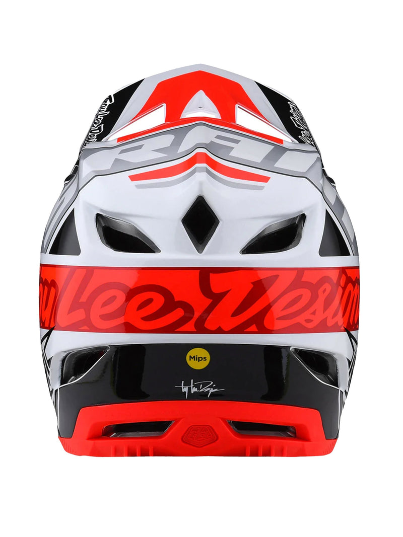 Troy Lee Designs Casco D4 Composite Team Sram Blanco / Rojo - Rideshop