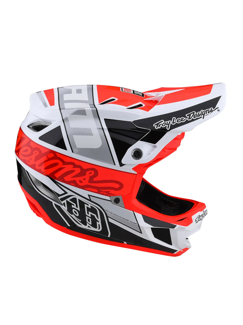 Troy Lee Designs Casco D4 Composite Team Sram Blanco / Rojo - Rideshop