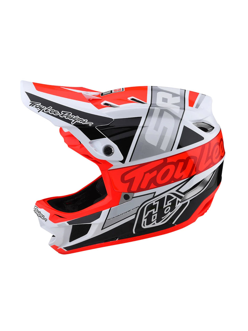 Troy Lee Designs Casco D4 Composite Team Sram Blanco / Rojo - Rideshop