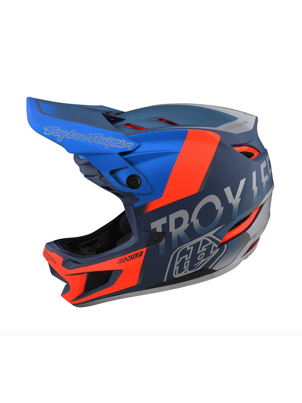 Troy Lee Designs Casco D4 Composite Qualifier Slate / Red-Rideshop