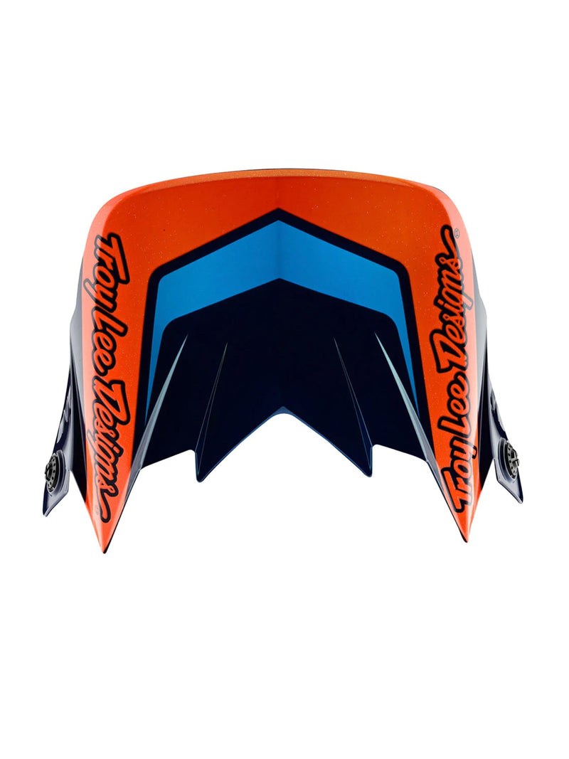 Troy Lee Designs Visera GP Overload Azul Marino / Naranjo - Rideshop