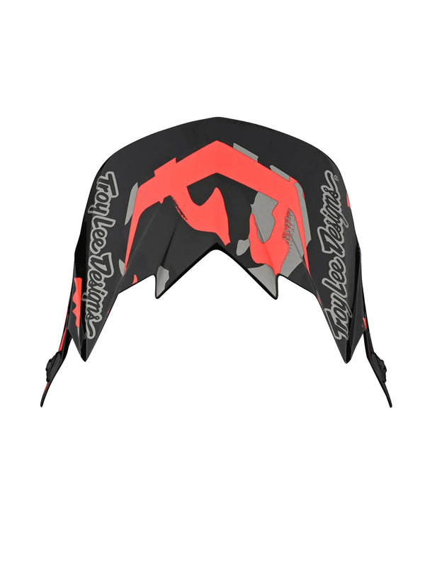 Troy Lee Designs Visera GP Overload Camo Negro / Rojo - Rideshop