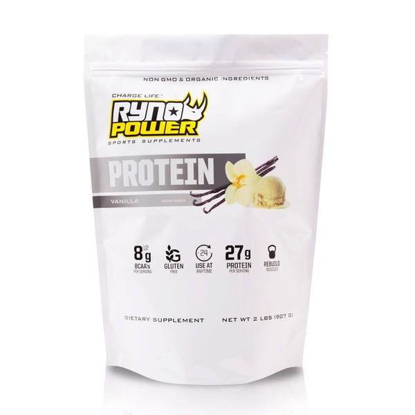 Vanilla Protein Powder 2lb  (20 serv) Ryno Power-Rideshop