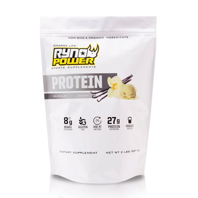 Vanilla Protein Powder 2lb (20 serv) Ryno Power - Rideshop