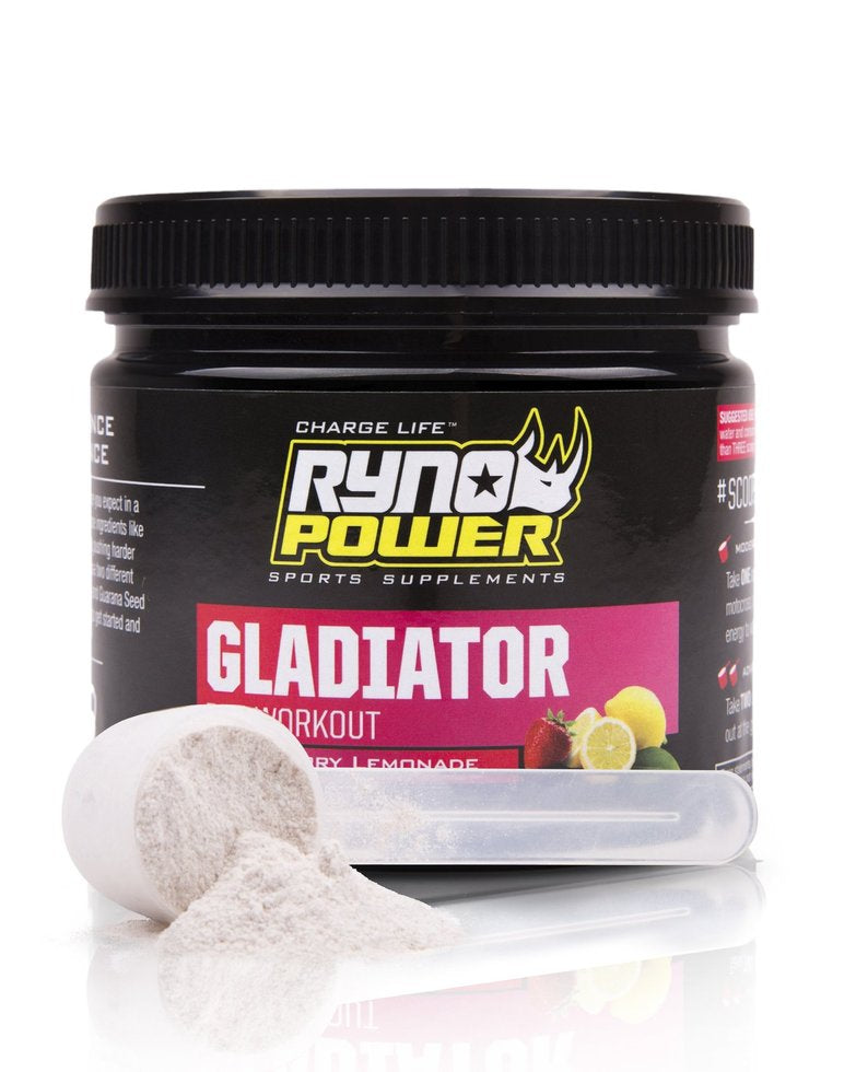 Gladiator Pre Workout (30 Serv) Ryno Power - Rideshop