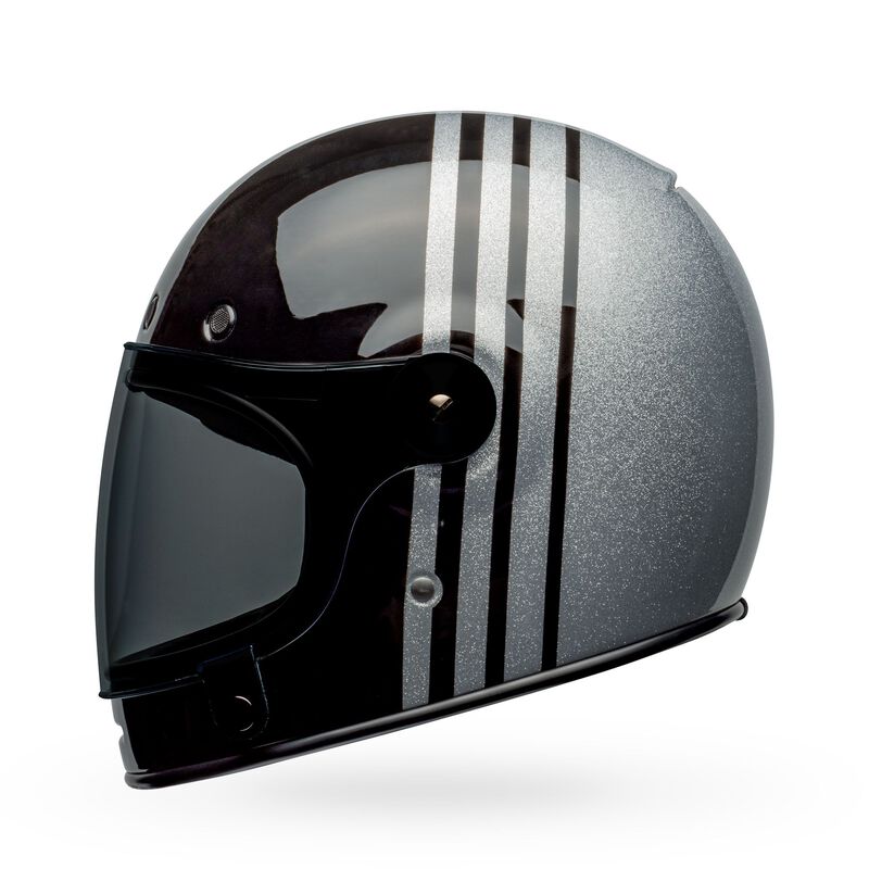 Bell Casco Bullit REVERB Black/Silver Flake ECE - Rideshop