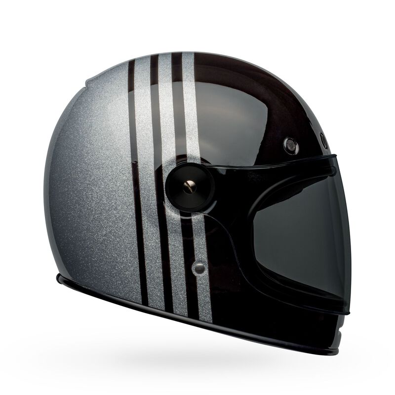 Bell Casco Bullit REVERB Black/Silver Flake ECE - Rideshop