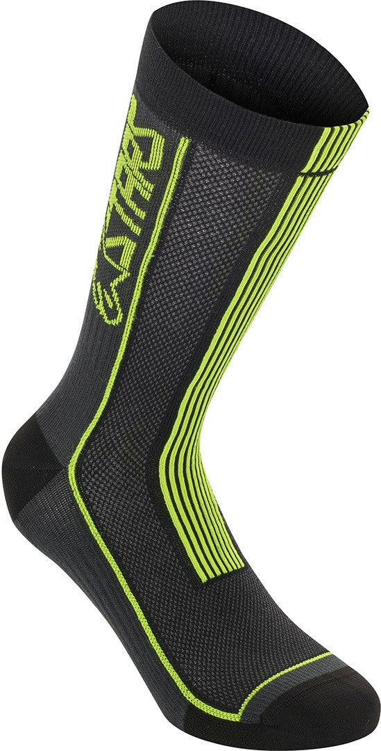 Calcetines Alpinestars Summer 22 Negro Amarillo - Rideshop