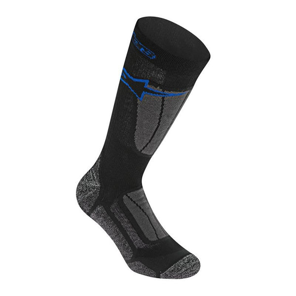 Calcetines Alpinestars Thermal Crew Socks Negro Azul - Rideshop