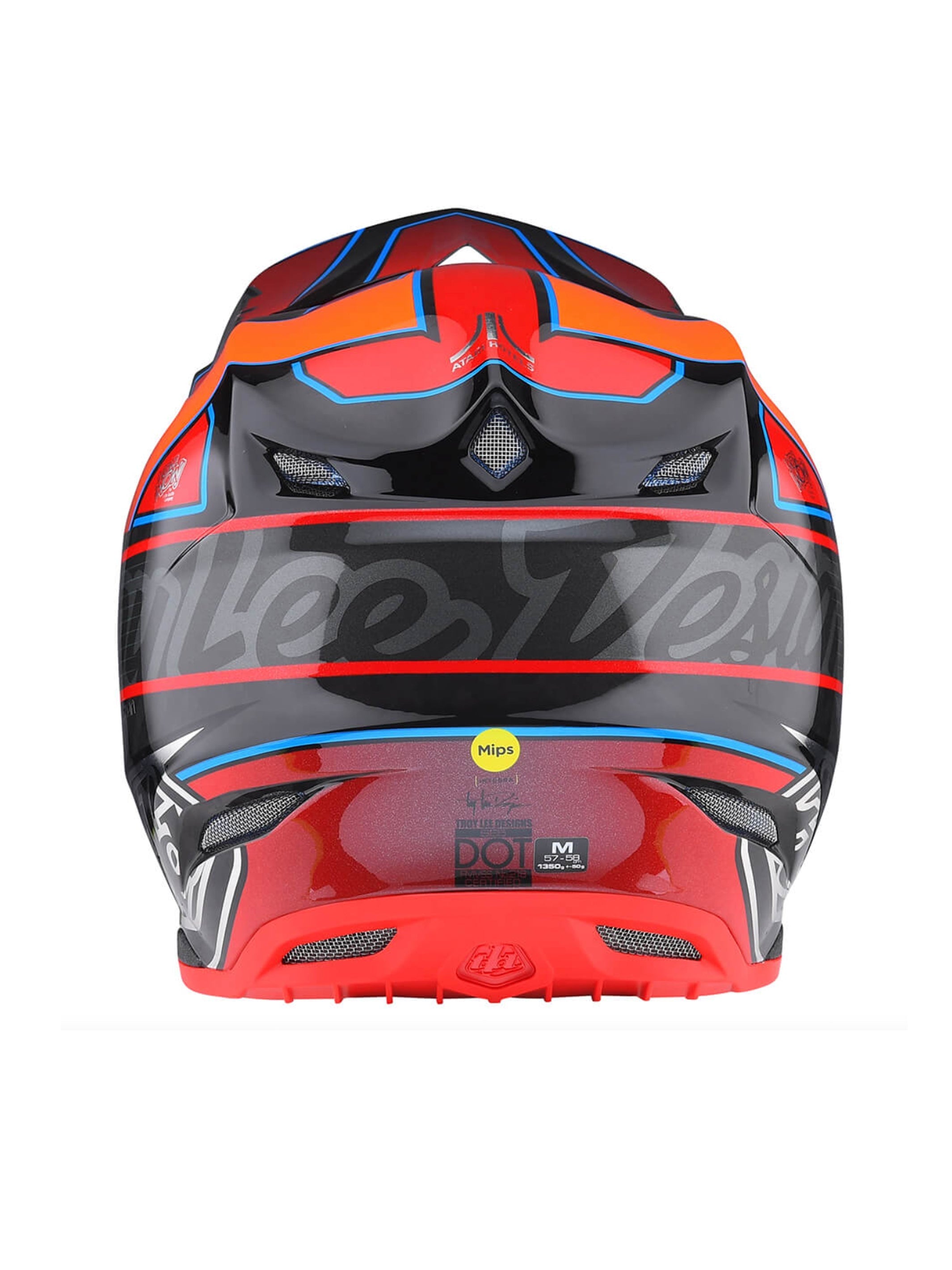 Troy Lee Designs Casco de Moto Se5 ECE Carbon Mips Team Rojo - Rideshop