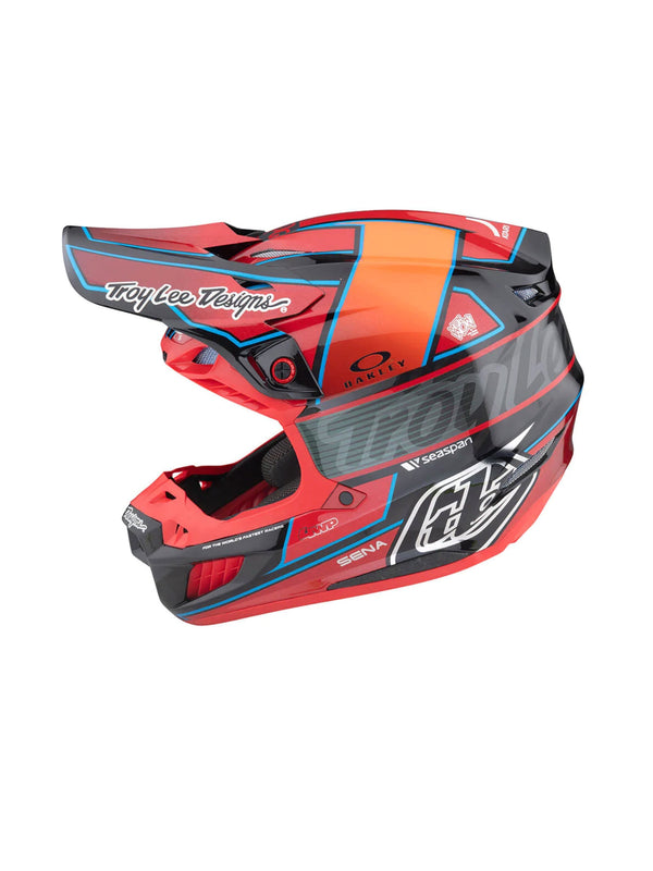 Troy Lee Designs Casco de Moto Se5 ECE Carbon Mips Team Rojo - Rideshop