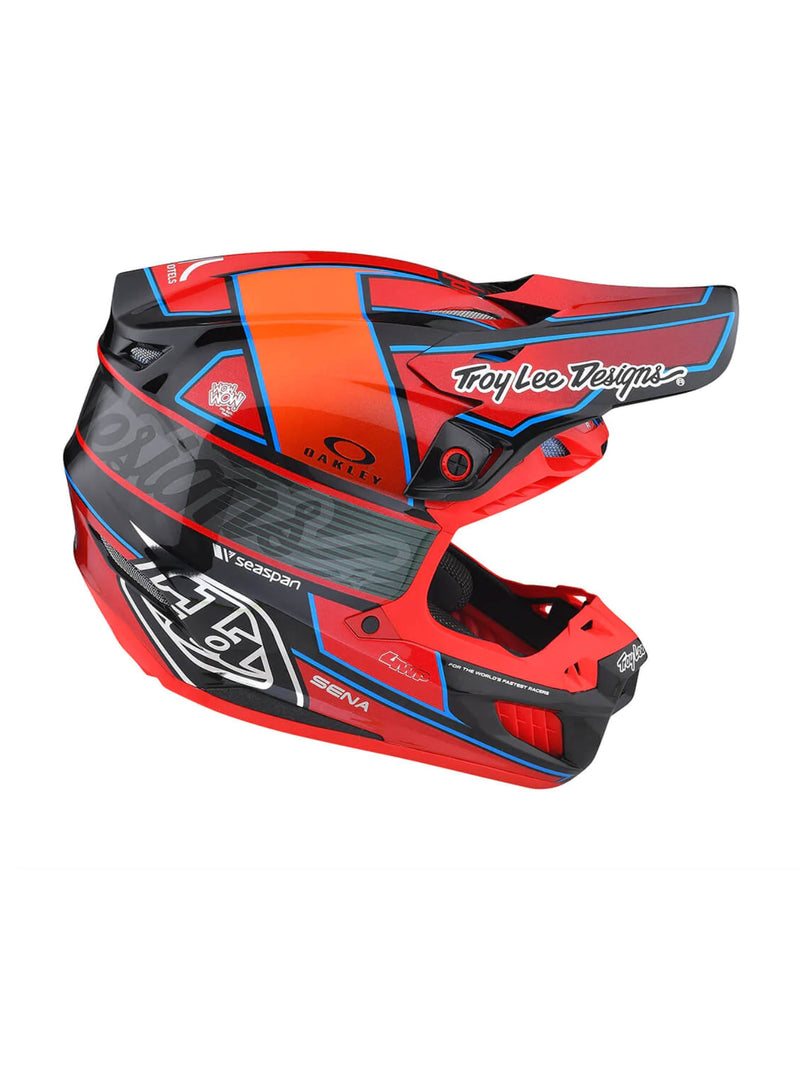 Troy Lee Designs Casco de Moto Se5 Carbon Mips Team Rojo - Rideshop