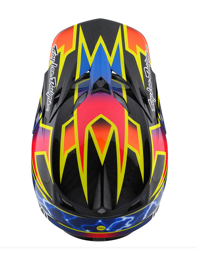 Troy Lee Designs Casco de Moto Se5 Carbon Mips Lightning Black - Rideshop