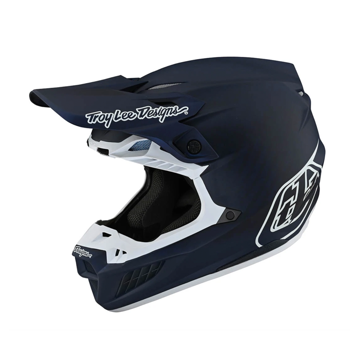 Troy Lee Designs Casco de Moto Se5 Carbon Mips Stealth Navy - Rideshop