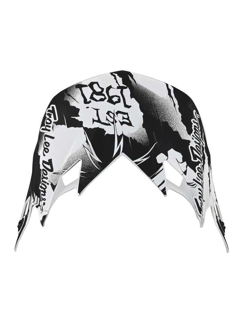 Troy Lee Designs Visera SE4 Strike Blanco / Negro - Rideshop