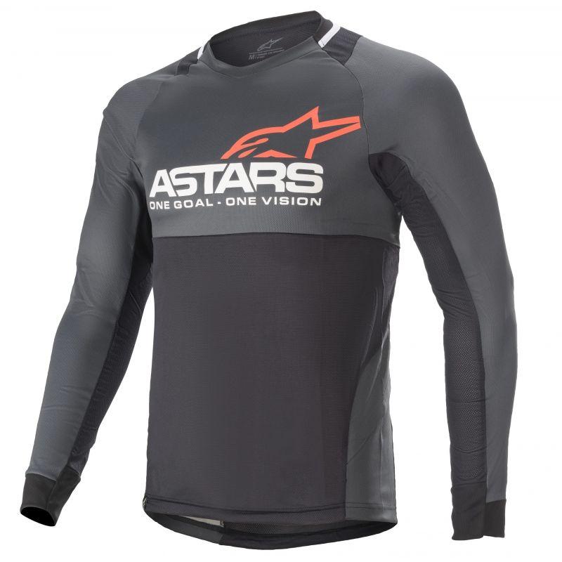 Polera Drop 8.0 LS Black Coral Alpinestars - Rideshop
