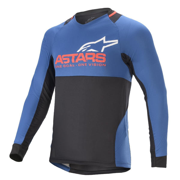 Polera Drop 8.0 LS Md Blue Red Alpinestars - Rideshop