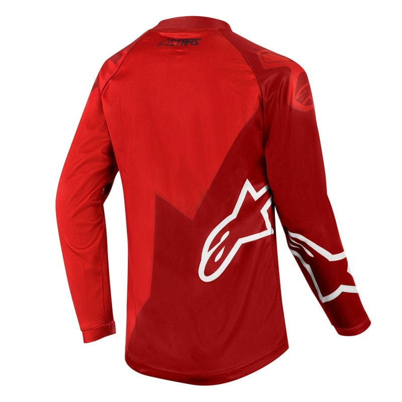 Polera Niños Alpinestars Racer Factory Ls Roja - Rideshop