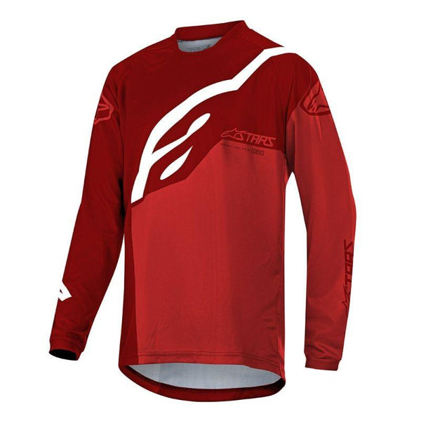 Polera Niños Alpinestars Racer Factory Ls Roja - Rideshop